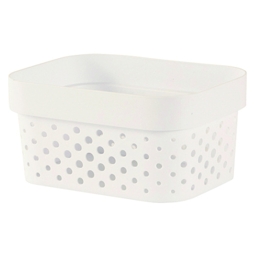 Korv Infinity 1,4L valge (17x12,5x8,3cm)