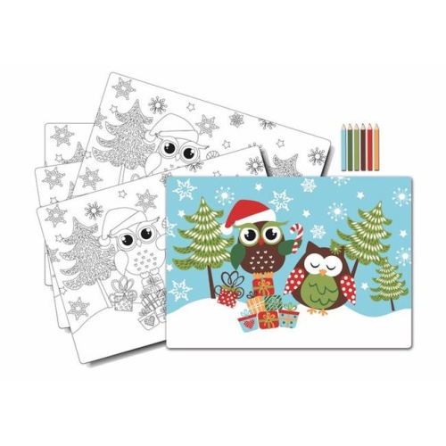 Värvimiskomplekt Öökull (4x6x1)