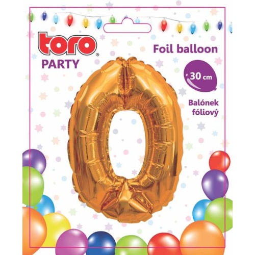 Õhupall nr.0 30cm, kuldne