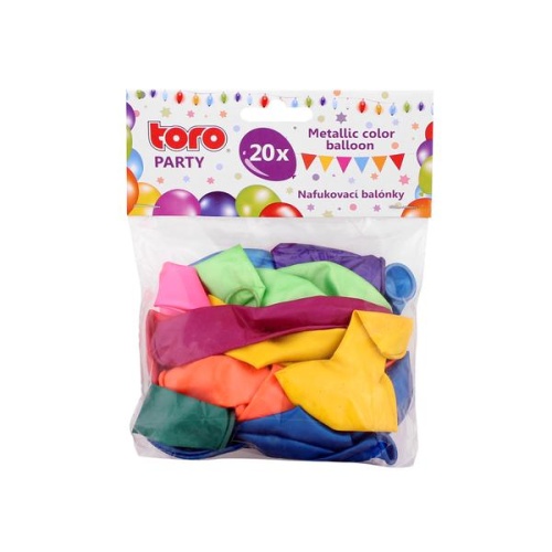 Õhupallid 20tk, metallik