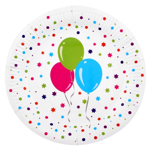 Papptaldrik Õhupall 20cm 6tk