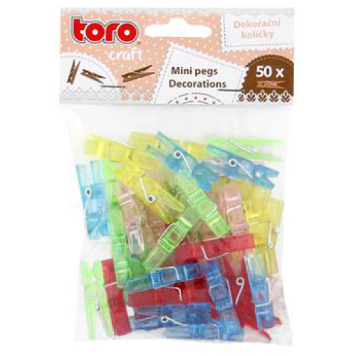 Plastik lõksud 3,5cm värvivalik 50tk