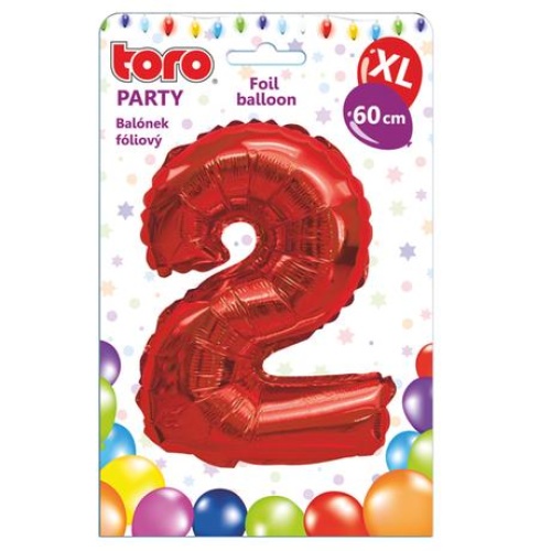 Õhupall nr.2 60cm, punane