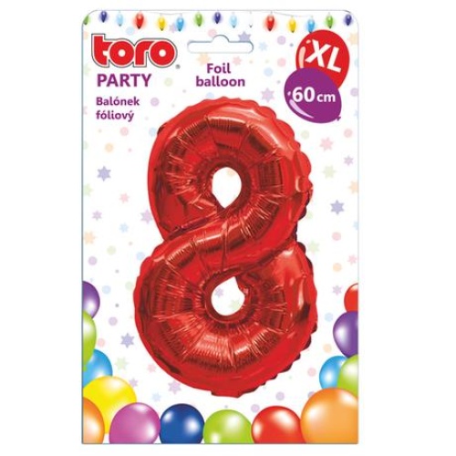 Õhupall nr.8 60cm, punane