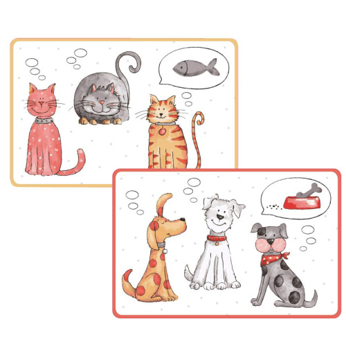 Lauakate Kass/Koer 44x28,5cm