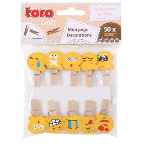 Puidust lõksud Näod 3,5cm 10tk