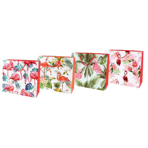 Kinkekott Flamingo 25x28x10cm, valik