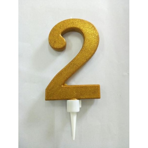 Numbriküünal 2 16cm, kuldne