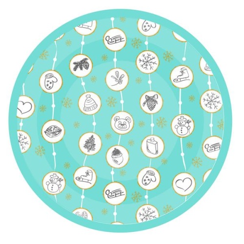 Kandik Jõulud 26cm, türkiis