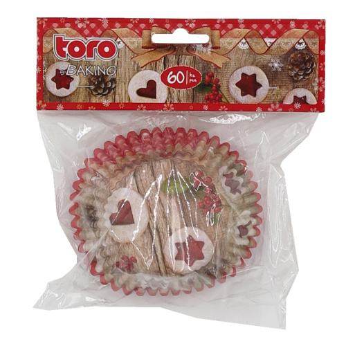 Muffinivorm Jõulud 5cm, 60tk