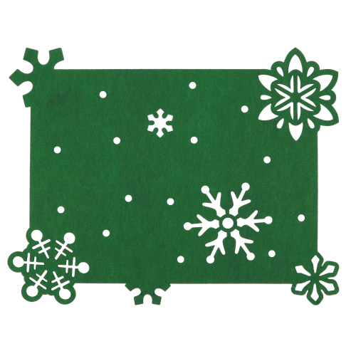 Lauakate vildist 45x35cm, roheline