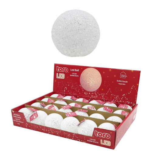 Jõuluvalgusti Jääpall d.8cm, Led