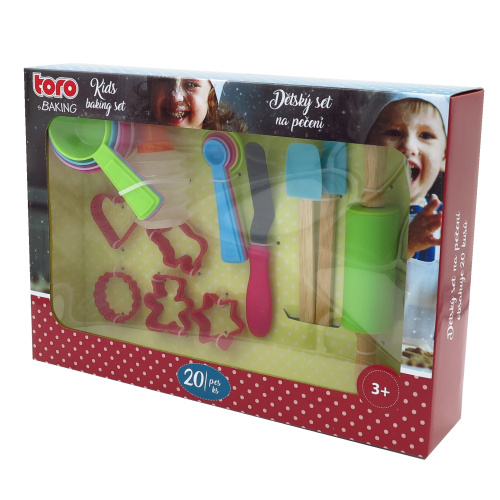 Küpsetustarvikute kompl. lastele, 20 osa
