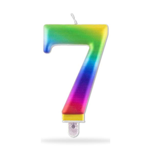 Numbriküünal 7 7,5cm, metallik