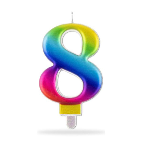 Numbriküünal 8 7,5cm, metallik