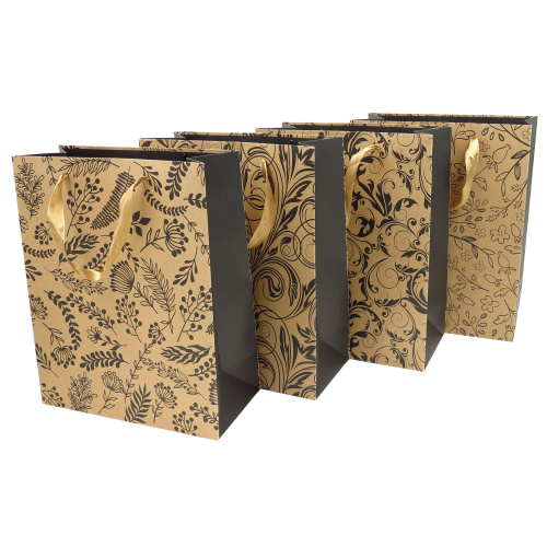 Kinkekott Black Leaves 32x26x12cm, valik