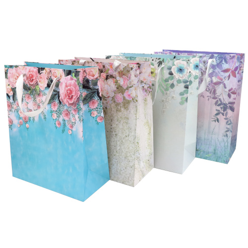 Kinkekott Pastelsed Lilled 40x30x12cm, valik