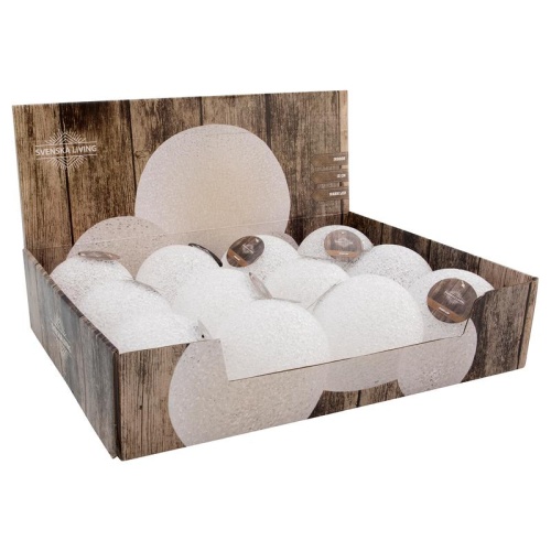 Jääpall Led-lambiga 12cm (3xAAA)