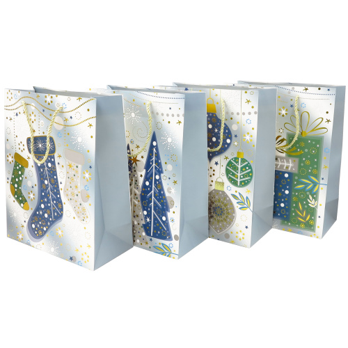 Kinkekott Jõulud 32x26x12cm Talveöö sära