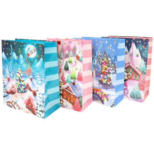 Kinkekott Jõulud 23x18x10cm Lumemuinasjutt