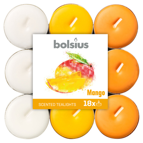 18 lõhna-teeküünalt 4h, Basic mango True