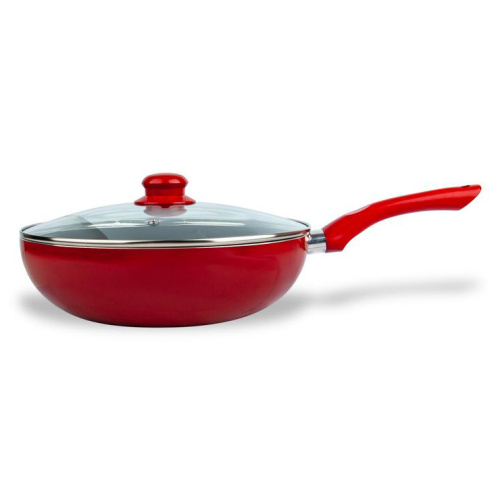 Wok pann Kitchisimo d.28cm/2.5mm, kaanega