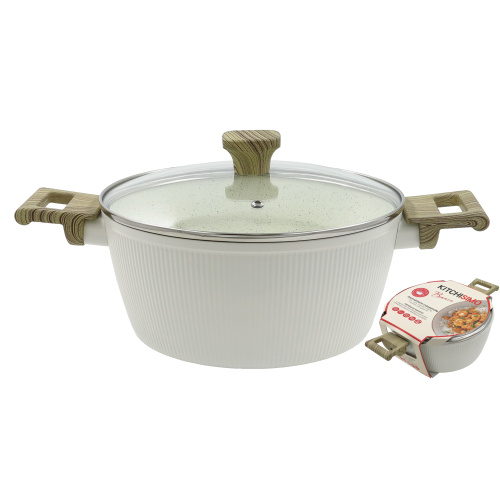 Pott Bianco kaanega 4l/d.24cm