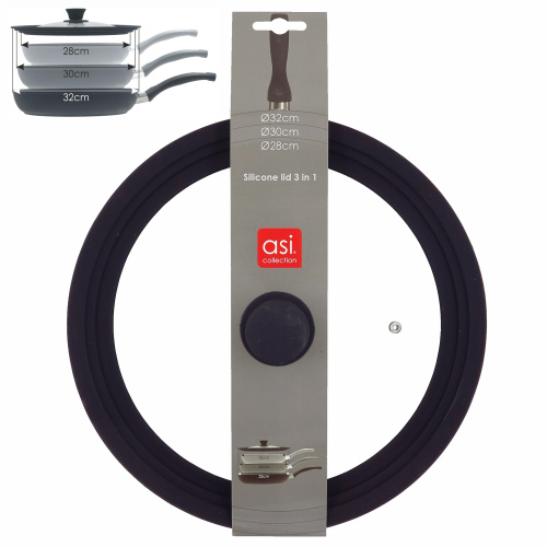 Klaaskaas silikoonäärega d.28/30/32cm