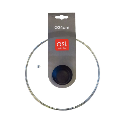 Klaaskaas metalläärega d.24cm