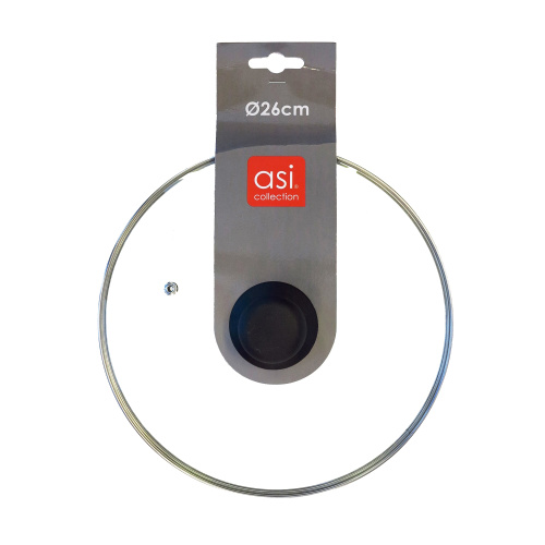 Klaaskaas metalläärega d.26cm