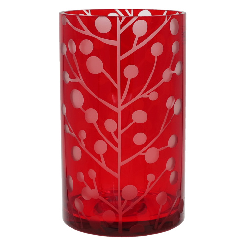 Küünlaalus/vaas Punased marjad