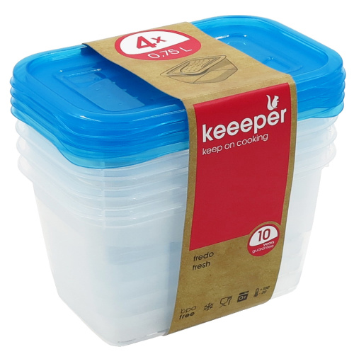 Karbikomplekt Fredo Fresh 4x0,75l, sinine