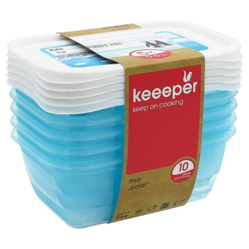 Karbikomplekt Mia Polar 5x0,5l, aqua