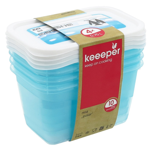 Karbikomplekt Mia Polar 4x0,75l, aqua