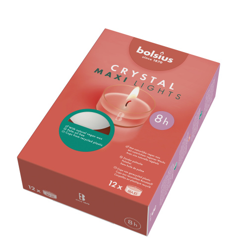 Teeküünal Maxi 12tk, 8h, läbipaistev,karbis