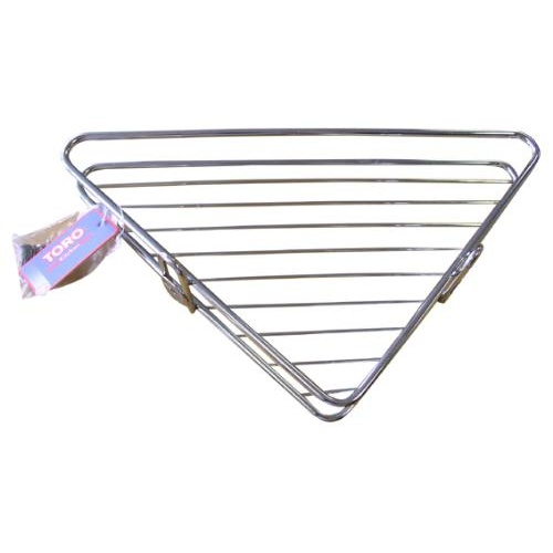 Kolmnurkne vannitoa riiul 34x25x4cm