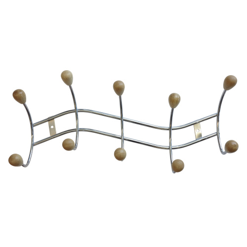 5 konksuga puitpeadega nagi 46cm