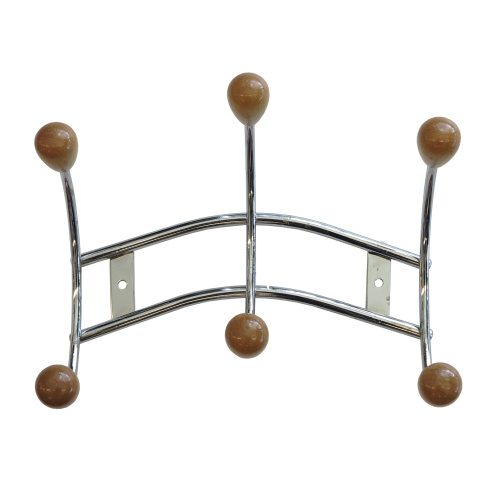 3 konksuga puitpeadega nagi 24cm