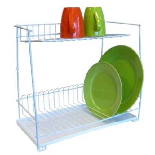 Nõudekuivatusrest 2x, valge