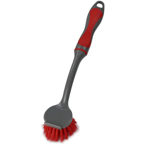 Nõudepesuhari 28cm, punane/hall