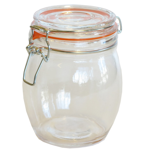 Klaaspurk klamberkaanega 740ml