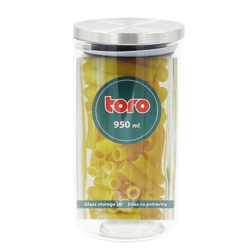 Klaaspurk kaanega 950ml