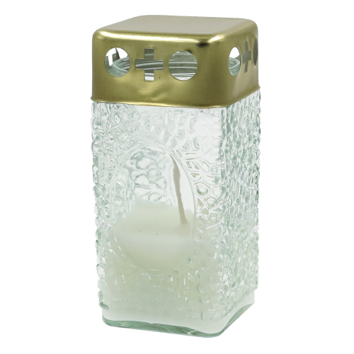 Kalmuküünal klaasis, 24 h, valge