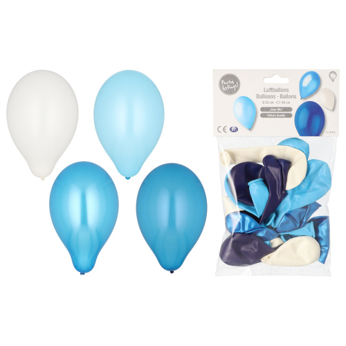 Õhupall Sinise Mix 16tk d.25cm