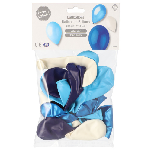 Õhupall Sinise Mix 16tk d.25cm