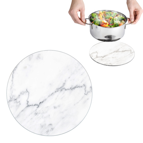 Kuumaalus klaasist Marmor d.20cm