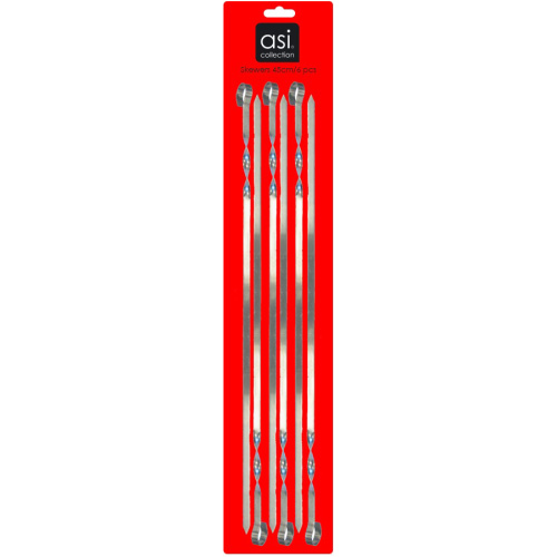 Grillimisvardad 45cm, 6tk, roostevaba