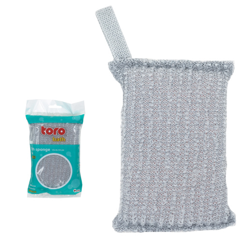 Kooriv pesusvamm 15x4x10cm, hall