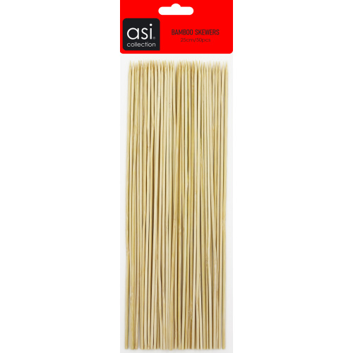 Bambusest grillimisvardad 25cm, 50tk