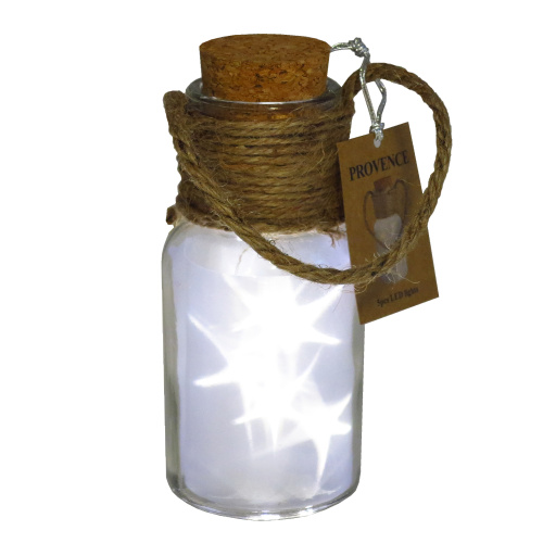 Led latern  d.6,5/h.15cm, valge